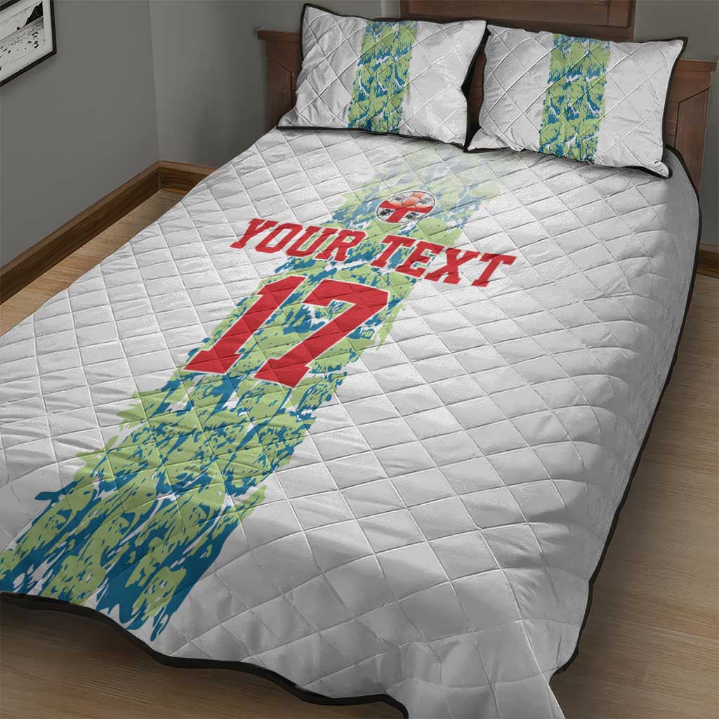 Custom Sardinia Football Quilt Bed Set Sardigna Sporty Style