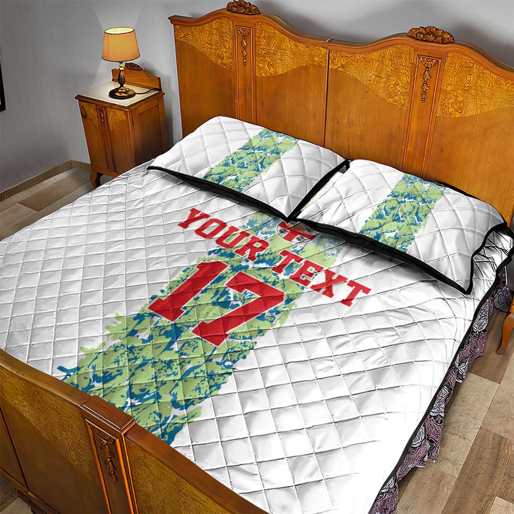 Custom Sardinia Football Quilt Bed Set Sardigna Sporty Style