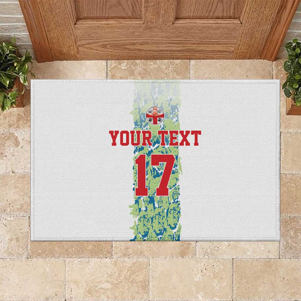 Custom Sardinia Football Rubber Doormat Sardigna Sporty Style