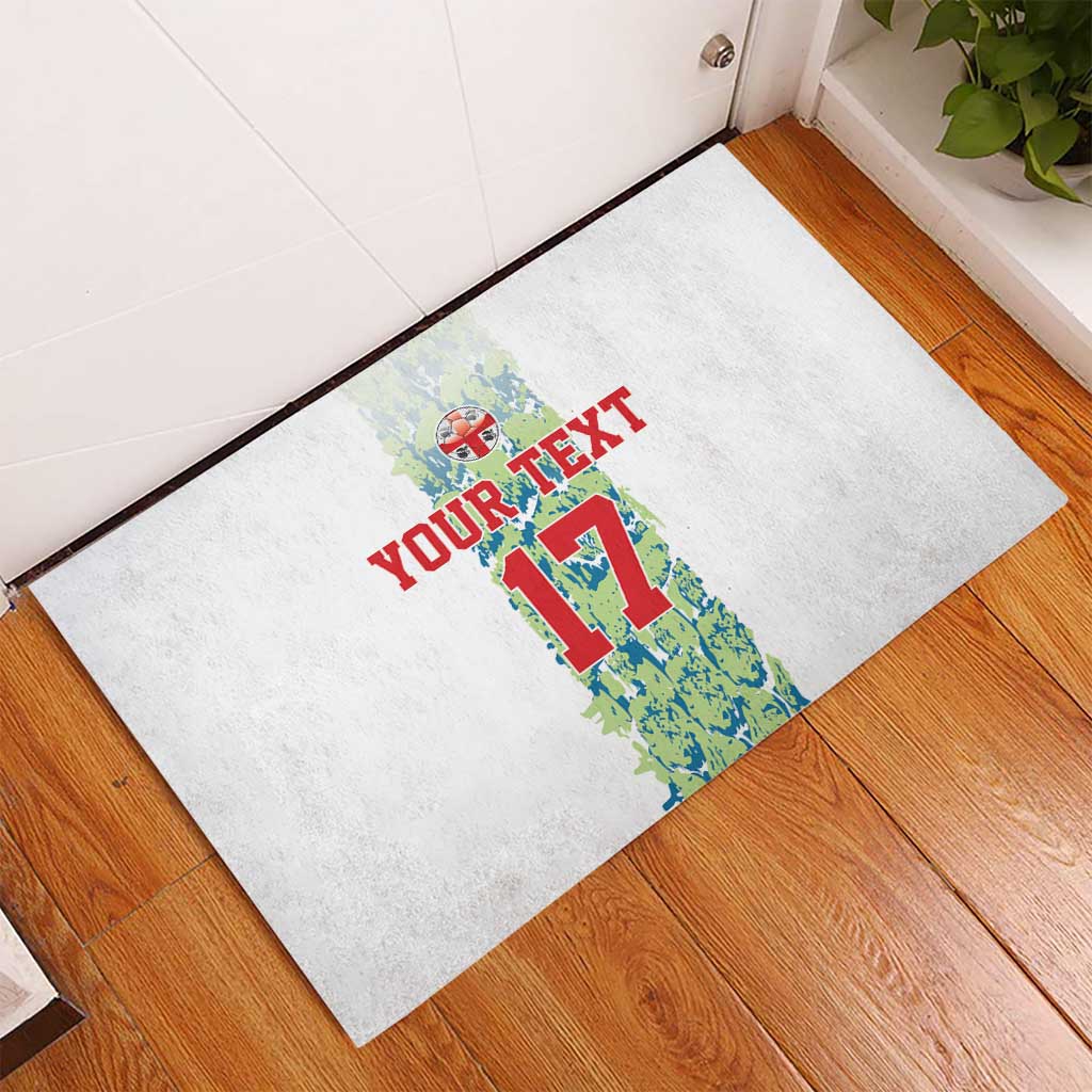 Custom Sardinia Football Rubber Doormat Sardigna Sporty Style