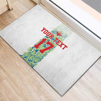 Custom Sardinia Football Rubber Doormat Sardigna Sporty Style