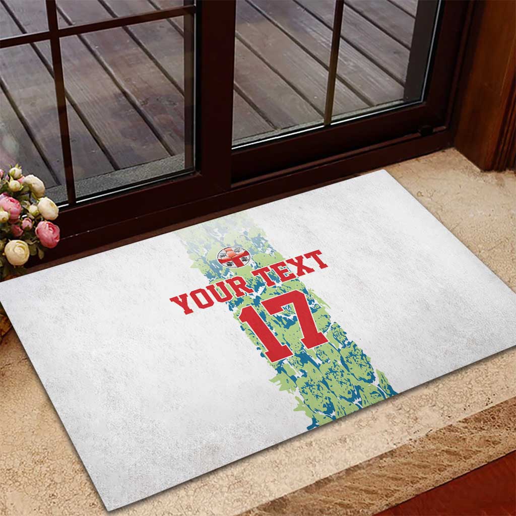 Custom Sardinia Football Rubber Doormat Sardigna Sporty Style