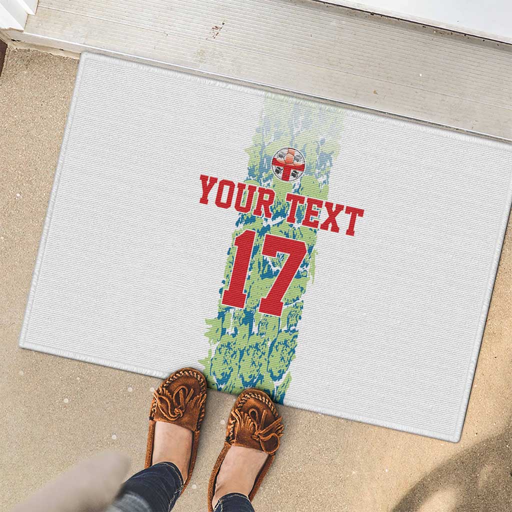 Custom Sardinia Football Rubber Doormat Sardigna Sporty Style