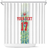 Custom Sardinia Football Shower Curtain Sardigna Sporty Style