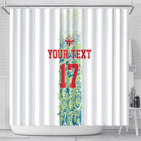 Custom Sardinia Football Shower Curtain Sardigna Sporty Style