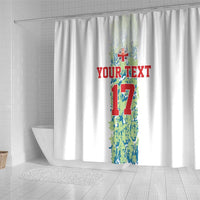 Custom Sardinia Football Shower Curtain Sardigna Sporty Style