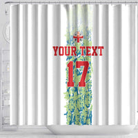 Custom Sardinia Football Shower Curtain Sardigna Sporty Style