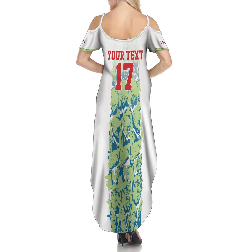 Custom Sardinia Football Summer Maxi Dress Sardigna Sporty Style