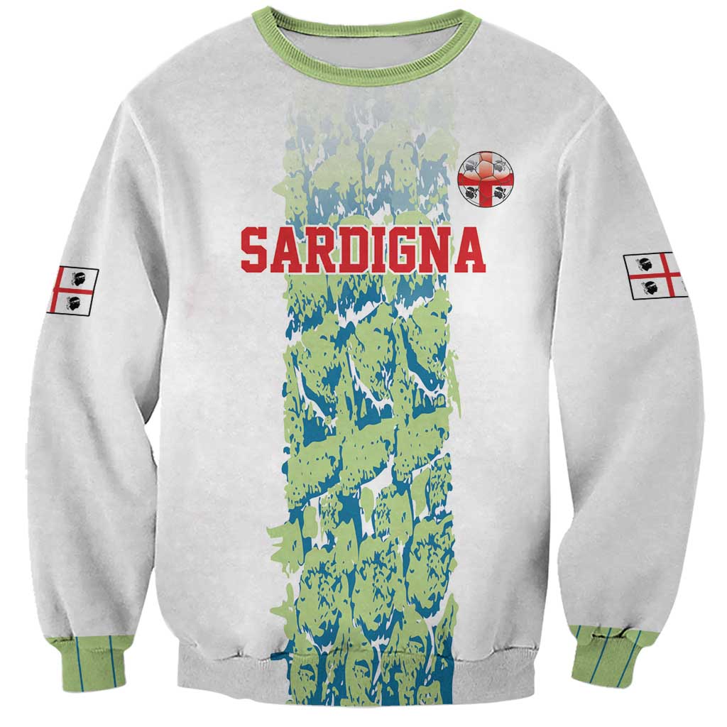 Custom Sardinia Football Sweatshirt Sardigna Sporty Style