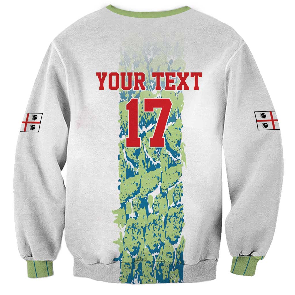 Custom Sardinia Football Sweatshirt Sardigna Sporty Style