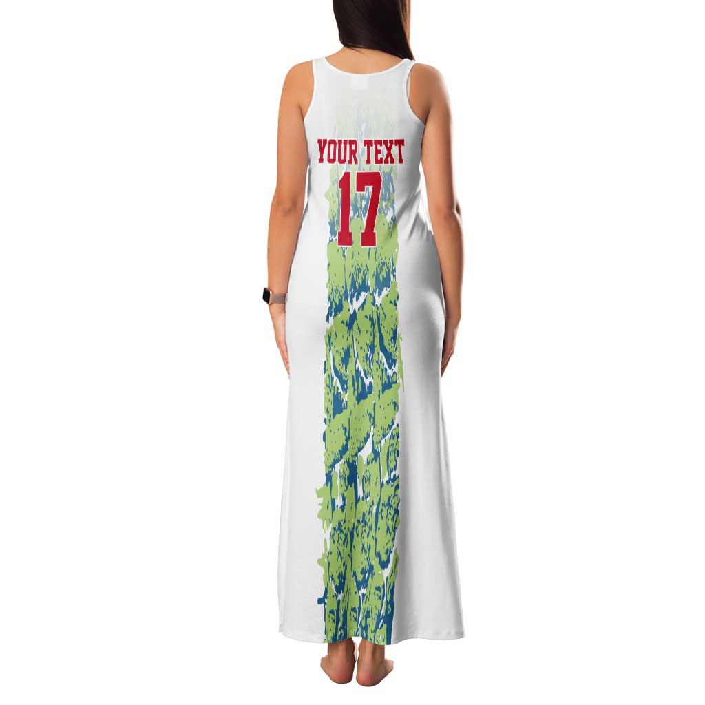 Custom Sardinia Football Tank Maxi Dress Sardigna Sporty Style