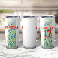 Custom Sardinia Football Tumbler Cup Sardigna Sporty Style