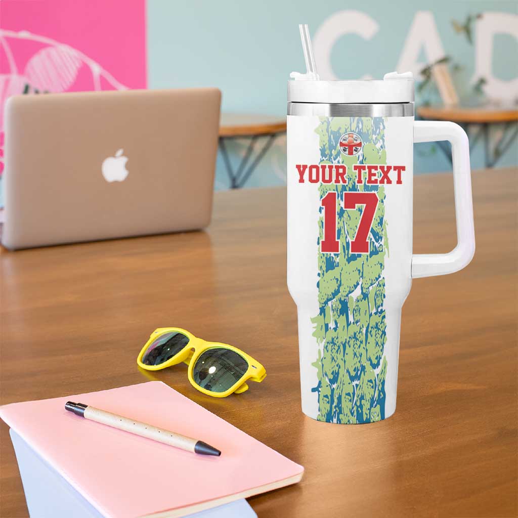 Custom Sardinia Football Tumbler With Handle Sardigna Sporty Style