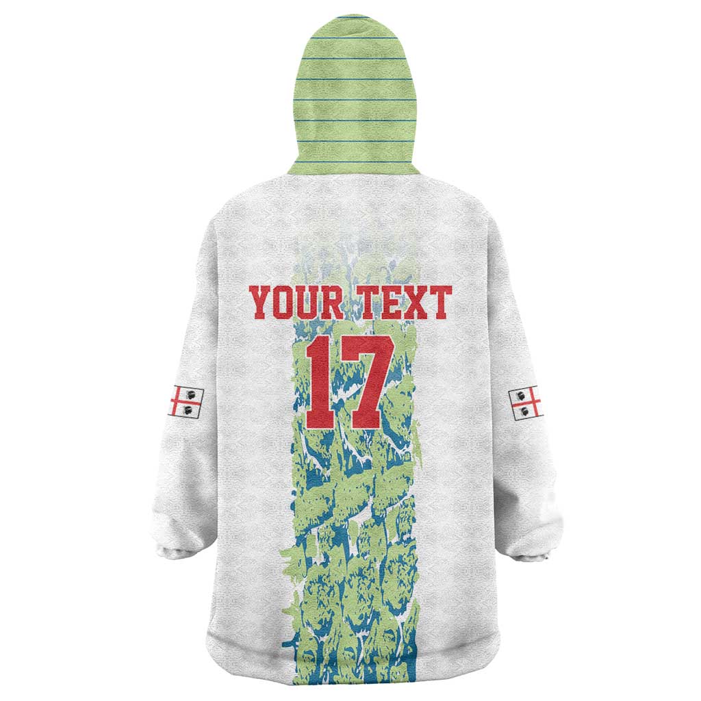 Custom Sardinia Football Wearable Blanket Hoodie Sardigna Sporty Style