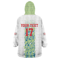 Custom Sardinia Football Wearable Blanket Hoodie Sardigna Sporty Style