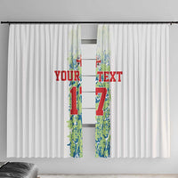 Custom Sardinia Football Window Curtain Sardigna Sporty Style