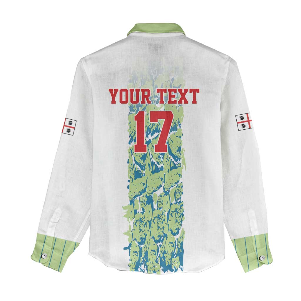 Custom Sardinia Football Women Casual Shirt Sardigna Sporty Style