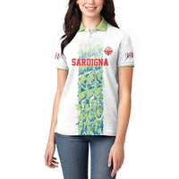 Custom Sardinia Football Women Polo Shirt Sardigna Sporty Style