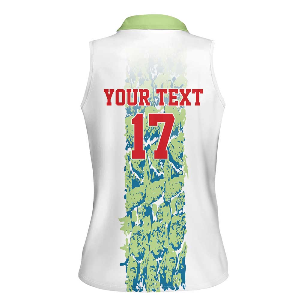 Custom Sardinia Football Women Sleeveless Polo Shirt Sardigna Sporty Style