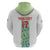 Custom Sardinia Football Zip Hoodie Sardigna Sporty Style