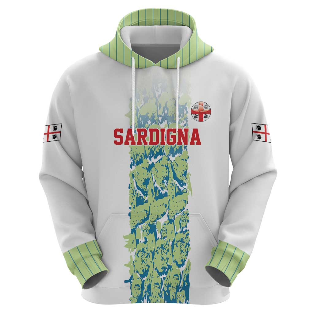 Custom Sardinia Football Zip Hoodie Sardigna Sporty Style