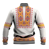 Slovakia Costume Baseball Jacket Traditional Folk Pattern