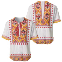 Slovakia Costume Baseball Jersey Traditional Folk Pattern