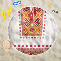 Slovakia Costume Beach Blanket Traditional Folk Pattern