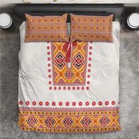Slovakia Costume Bedding Set Traditional Folk Pattern