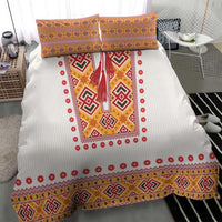 Slovakia Costume Bedding Set Traditional Folk Pattern