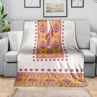 Slovakia Costume Blanket Traditional Folk Pattern