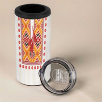Slovakia Costume 4 in 1 Can Cooler Tumbler Traditional Folk Pattern