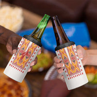 Slovakia Costume 4 in 1 Can Cooler Tumbler Traditional Folk Pattern