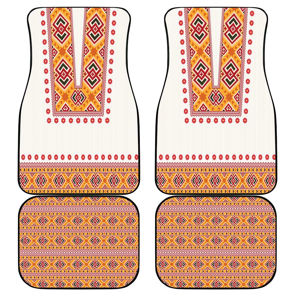 Slovakia Costume Car Mats Traditional Folk Pattern