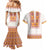 Slovakia Costume Couples Matching Mermaid Dress and Hawaiian Shirt Traditional Folk Pattern