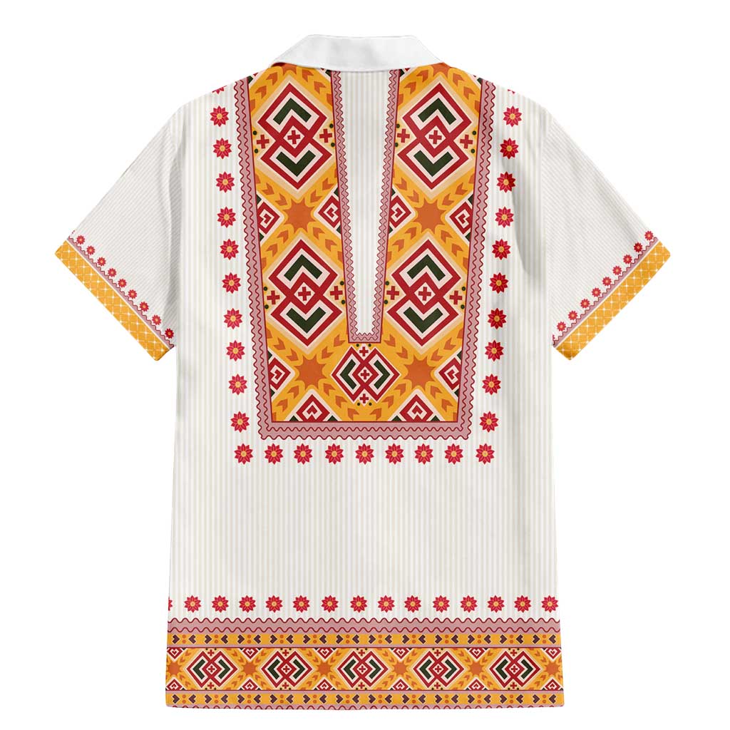 Slovakia Costume Family Matching Mermaid Dress and Hawaiian Shirt Traditional Folk Pattern