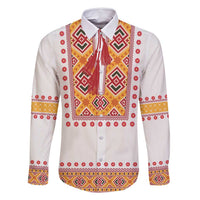 Slovakia Costume Family Matching Mermaid Dress and Hawaiian Shirt Traditional Folk Pattern