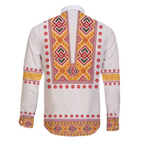 Slovakia Costume Family Matching Mermaid Dress and Hawaiian Shirt Traditional Folk Pattern