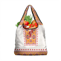 Slovakia Costume Grocery Bag Traditional Folk Pattern