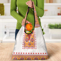 Slovakia Costume Grocery Bag Traditional Folk Pattern