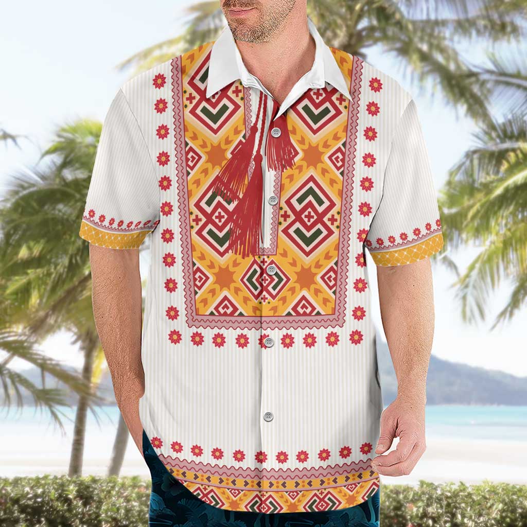 Slovakia Costume Hawaiian Shirt Traditional Folk Pattern