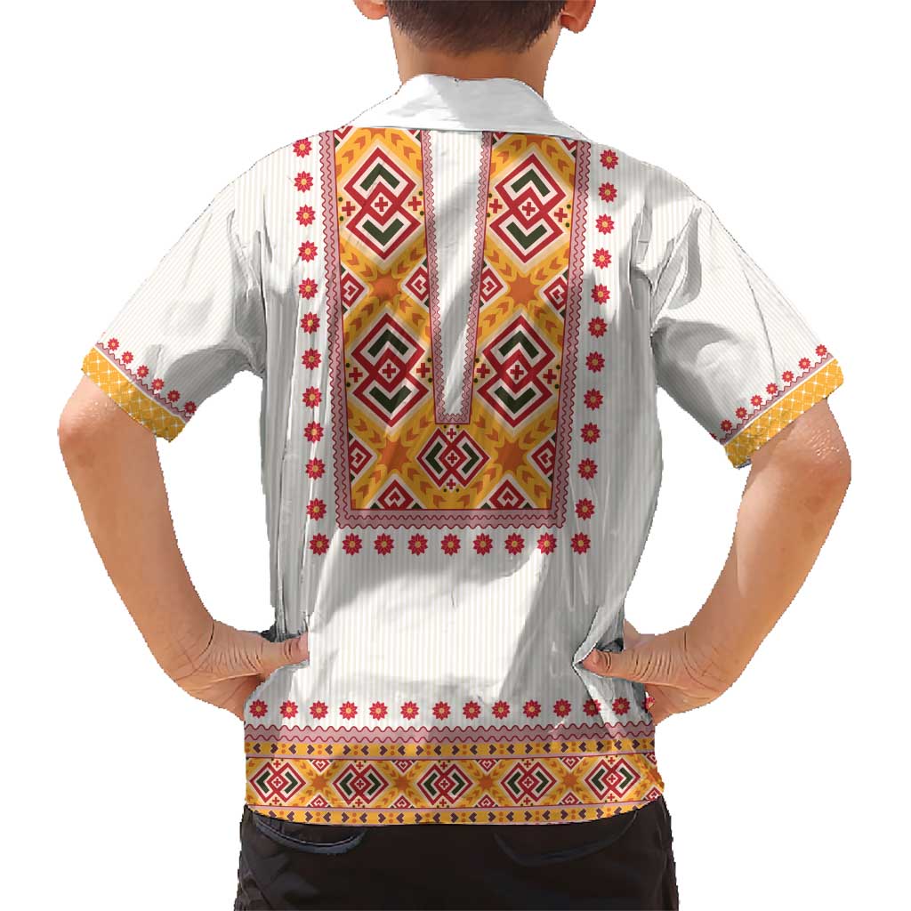 Slovakia Costume Hawaiian Shirt Traditional Folk Pattern