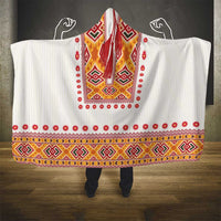Slovakia Costume Hooded Blanket Traditional Folk Pattern