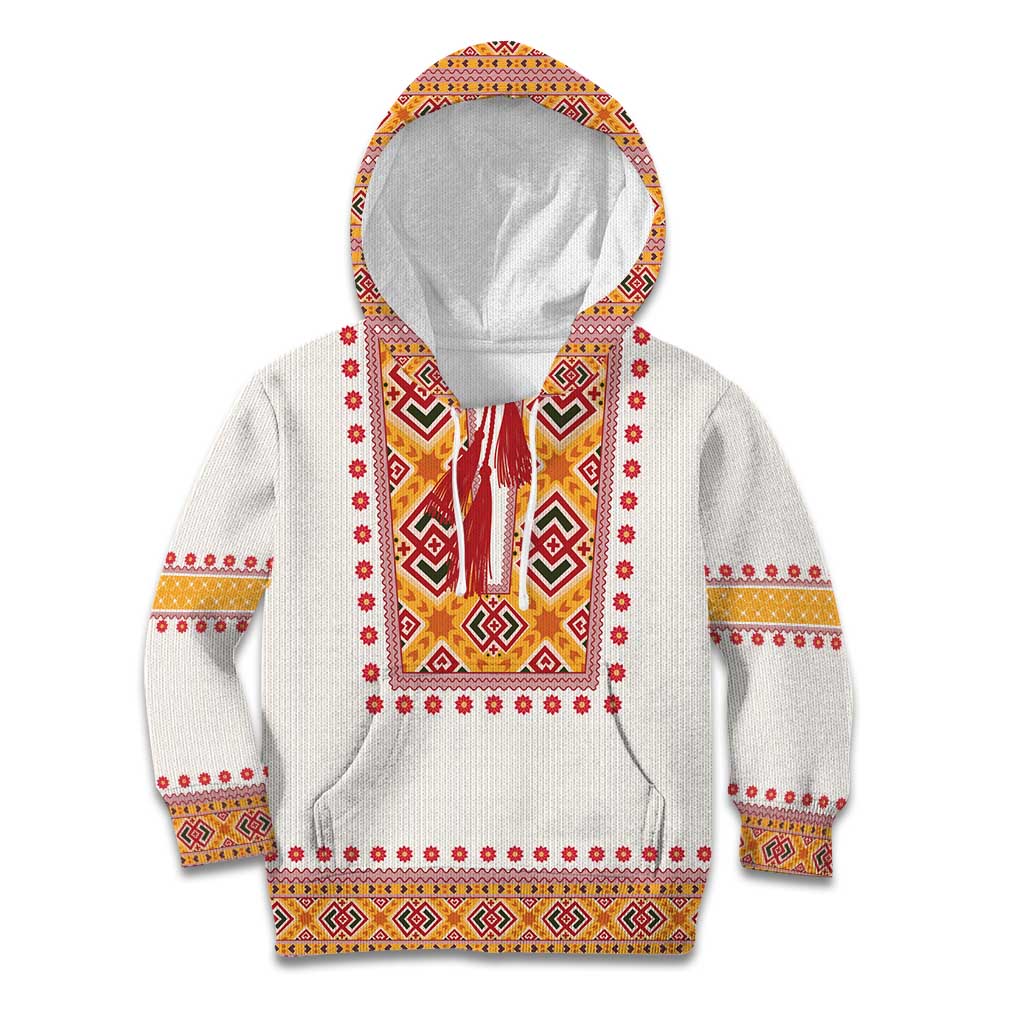 Slovakia Costume Kid Hoodie Traditional Folk Pattern