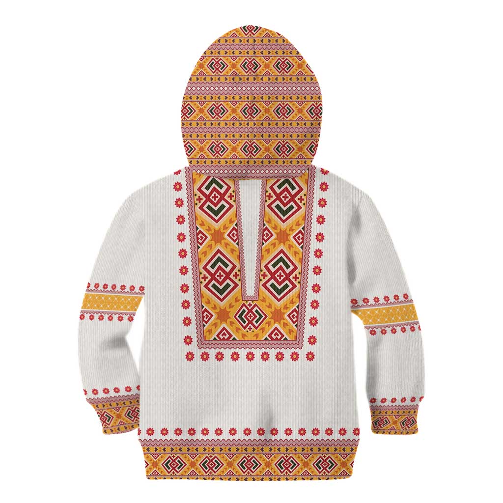 Slovakia Costume Kid Hoodie Traditional Folk Pattern