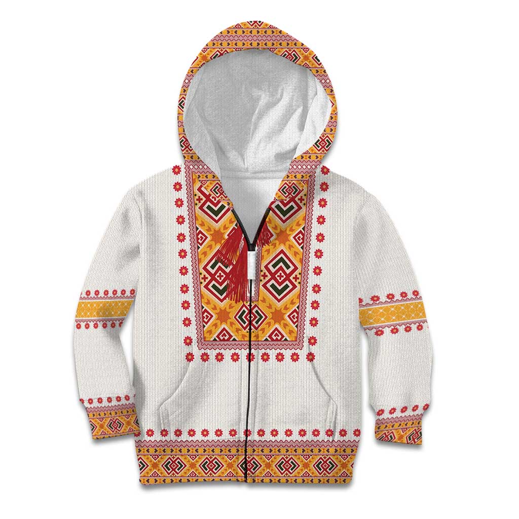 Slovakia Costume Kid Hoodie Traditional Folk Pattern