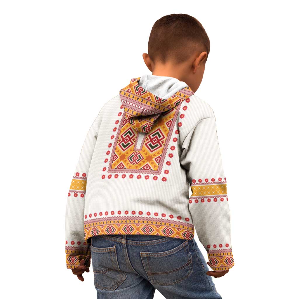 Slovakia Costume Kid Hoodie Traditional Folk Pattern