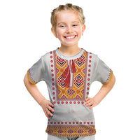 Slovakia Costume Kid T Shirt Traditional Folk Pattern