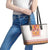 Slovakia Costume Leather Tote Bag Traditional Folk Pattern