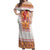 Slovakia Costume Off Shoulder Maxi Dress Traditional Folk Pattern